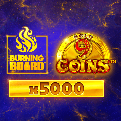 9 Coins Gold Burning Board