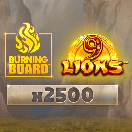 9 Lions Burning Board